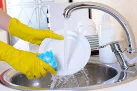 Wash dishes and laundry as normal Lead in water is not absorbed by porcelain, metal, or glass Dishes can be washed in the sink or