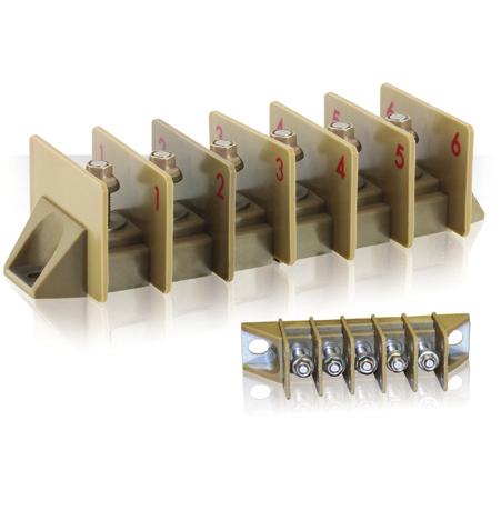 8TA/8TA eries Product range extension 209 eries Terminal blocks for power distribution. Distribution of electrical current for aircraft equipment. Versatility:.