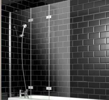 iflo KALHATTI BATH SCREENS iflo provide a range of stylish frameless leak free* bath showering solutions.