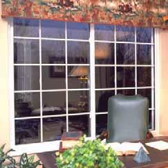 Glass Multi Chambered Vinyl Frames Adds strength and durability Traps dead air in cells Positive Interlocking of Sash and Meeting