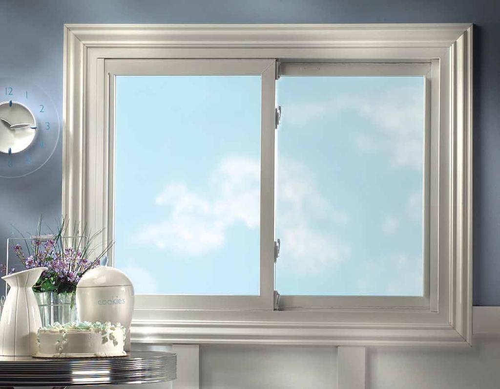 SINGLE&DOUBLE HUNGWINDOWS Our single hung windows are double weather-stripped and tilt-in from the bottom.