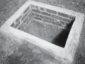 How the double pit latrine works The double pit latrine is designed so that human waste is transformed into fertilizer over a period of 12 months.