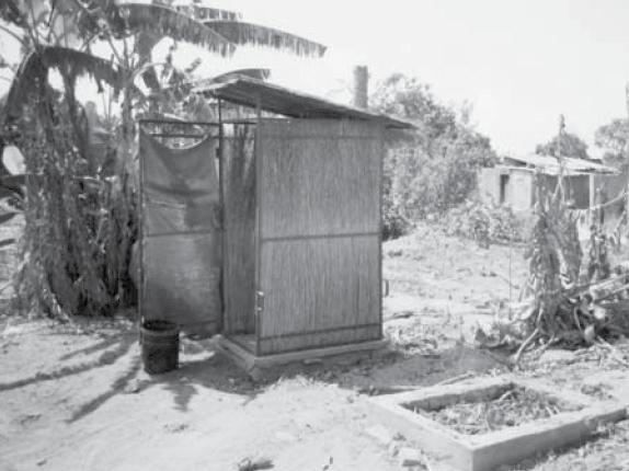 As the above demonstrates, projects supporting the implementation of the double pit latrine require an effective component of education and demonstration.