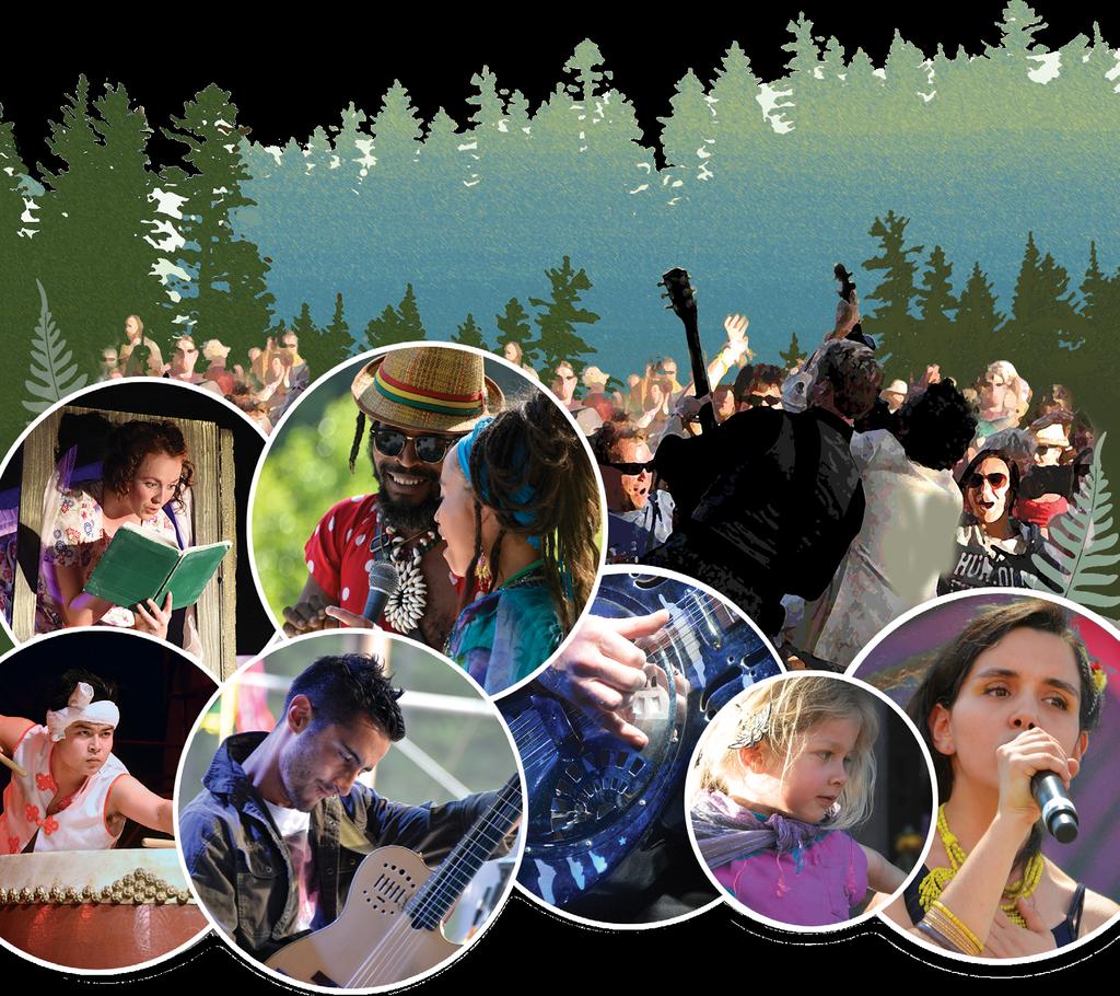 MATEEL COMMUNITY CENTER 2016 Sponsorship & Advertising Guide Summer Arts & Music Festival Reggae on the River Humboldt Hills Hoedown Humboldt Hemp Fest Performer photos by Agnes Patak As a 2016