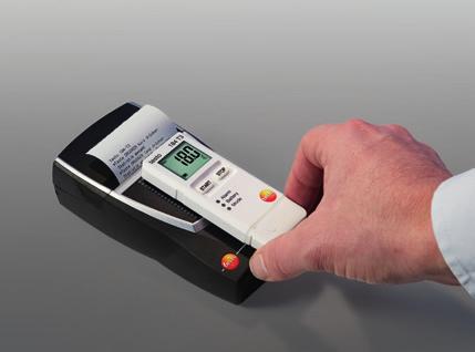 Easiest operation testo 184 is intuitively operated, and can be used without special training or previous knowledge: The "Start" button begins data recording. "Stop" ends it.
