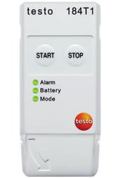 testo 184 Safe monitoring of temperature, humidity and shock. Overview of the testo 184 data loggers.