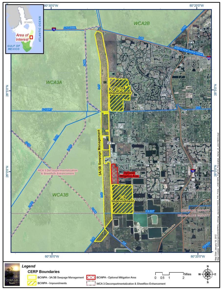 Broward Water Preserve Areas Components and Approximate Construction Sequence Estimated Cost: $896 million 1.