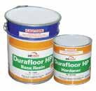 TOPPINGS & COATINGS Durafloor X Durafloor X produces a topping and coating system with a textured finish, which provides a hard-wearing, chemically resistant floor that can handle extreme