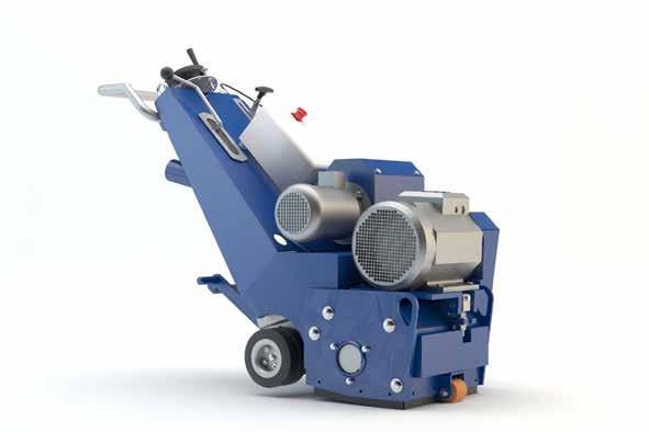 SUrface scarifiers MULTI BLADE MACHINE FEATURES Dust free if connected to a convenient Blastrac dust collector.