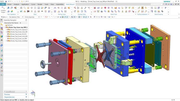 Product design Design and simulate the product NX CAD/CAE/CAM NX Mold Design 1 2 3 4 5 Page