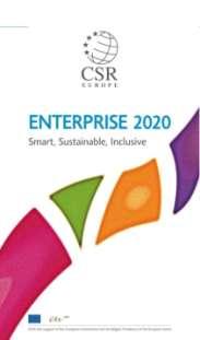CSR Europe s Vision of Enterprise 2020 The company of the future, Enterprise 2020,