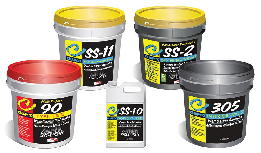 SPECIALTY ADHESIVES Safe-Set 2 Releasable Pressure Sensitive Adhesive A pressure sensitive releasable adhesive is designed for a variety of vinyl and renewable backed carpets.