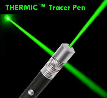 THERMIC Tracer Pen First non destructive test The THERMIC treatment is provided with an invisible tracer Tracer lights up when illuminated with a IR laser