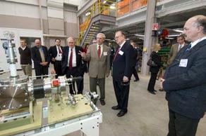 EAST LANSING, Mich. Michigan State University announced the signing of a cooperative agreement with the U.S. Department of Energy concerning the Facility for Rare Isotope Beams on June 6.