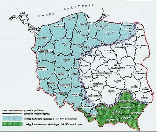Regions of Poland in the period of