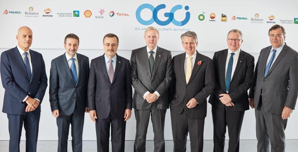 16 INTEGRATING CLIMATE INTO OUR STRATEGY Oil and Gas Companies Join Forces Launched in 2014 by Total and nine other companies 1, the Oil & Gas Climate Initiative (OGCI) has set itself the objective