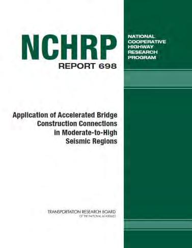 Example Resources NCHRP Precast Bridge Elements and Systems (PBES) ABC PBES is now widely