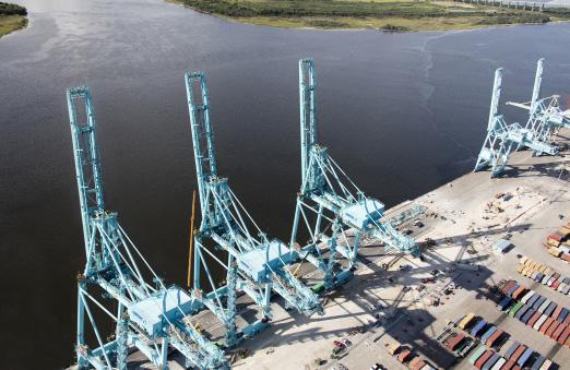 $38 million Three 100 gauge Cranes Status: Being Constructed; Delivery expected in July 2016 Phase 3 - $45 m - development of 1,350 foot berth (Berth 33/34) Status: In Design; Shovel-Ready Documents