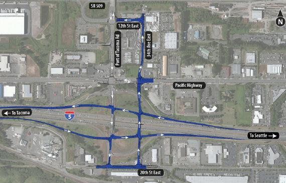 City of Fife Interstate 5 - Northwest Seaport Alliance Interchange Improvement This project will provide road, intersection, and interchange improvements of great value to the Port of Tacoma, the