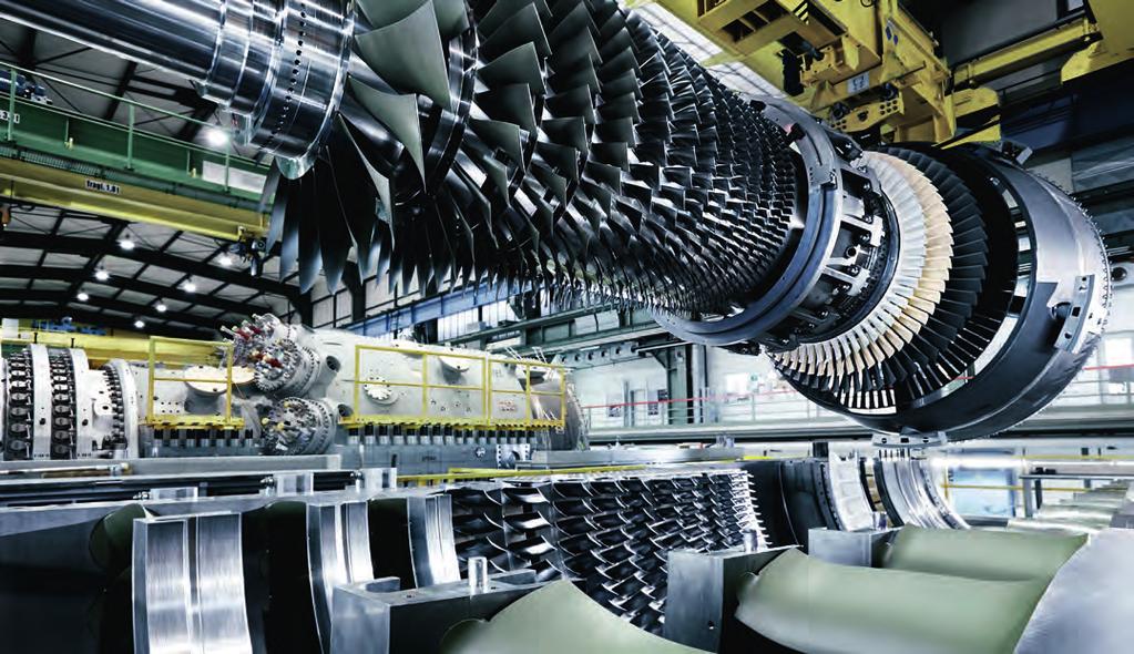 Siemens SGT6 8000H gas turbine has a 13-stage axial compressor and a 4-stage power turbine. to get these projects across the finish line.