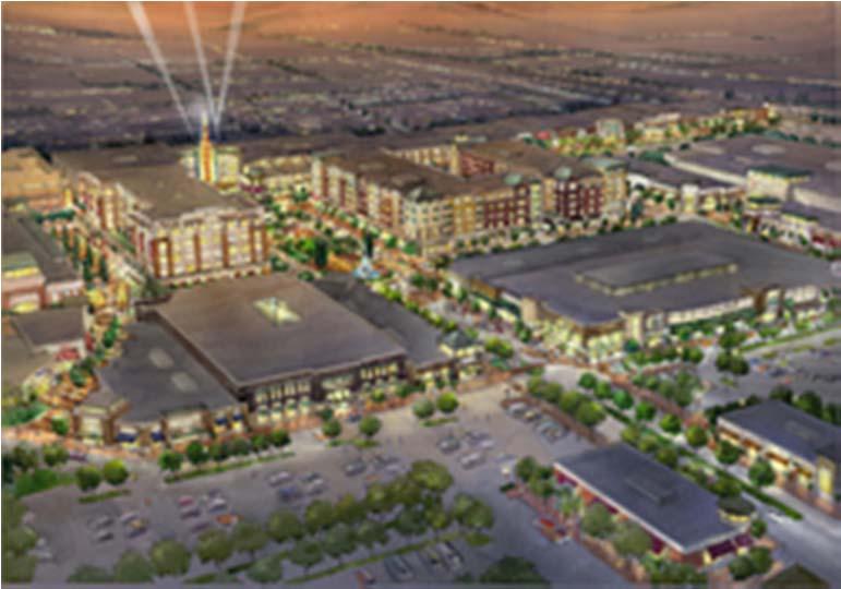 Project Example Streets at Southglenn Redevelopment of former Southglenn Mall property in Centennial, CO Development program: 77 acres $310 million redevelopment costs 1.