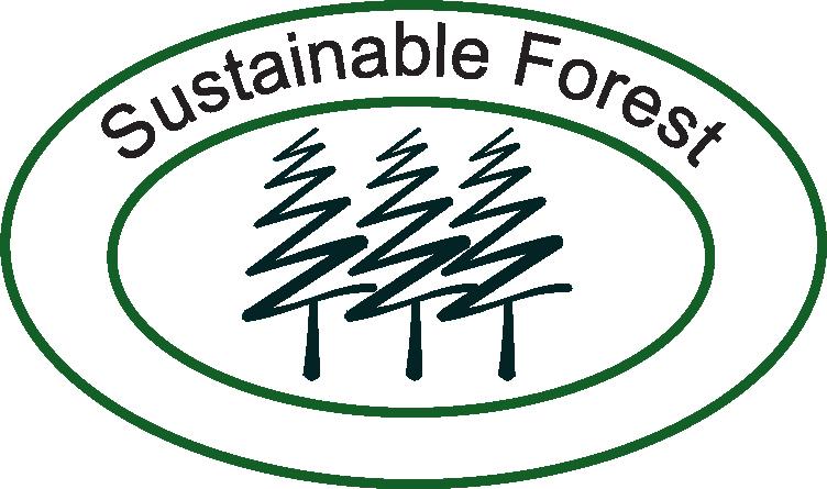 SUSTAINABLE FOREST Card packaging with this symbol, means that the materials used to make the packaging,