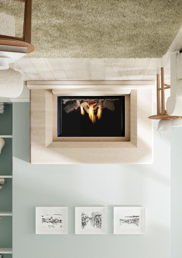 Infinity 780FL A large hole-in-the-wall gas fire that offers a stunning centrepiece to your room.