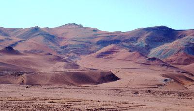 LOBO- MARTE (SCM Santa Rosa) Deposit located in the Maricunga gold belt, 160 km east of Copiapó, at 4,200 m altitude.