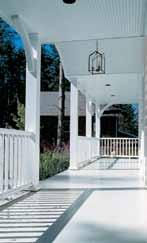 The size, grade and pattern of flooring utilized in porches will depend upon the type of protection given to the structure.