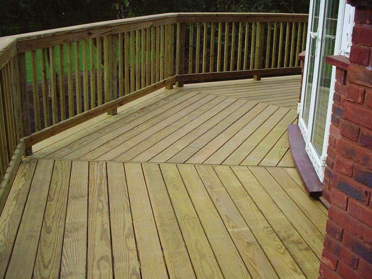 Building a Deck A deck is made up of many components footings, posts, beams, bracing, joists, decking, ledgers, rim boards, guard posts and railings, and stairs all required to be properly connected