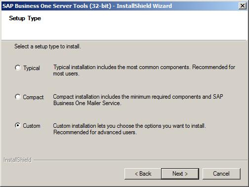 To run the InstallShield wizard, choose the Install button. Caution It may take some time for the InstallShield wizard to appear.