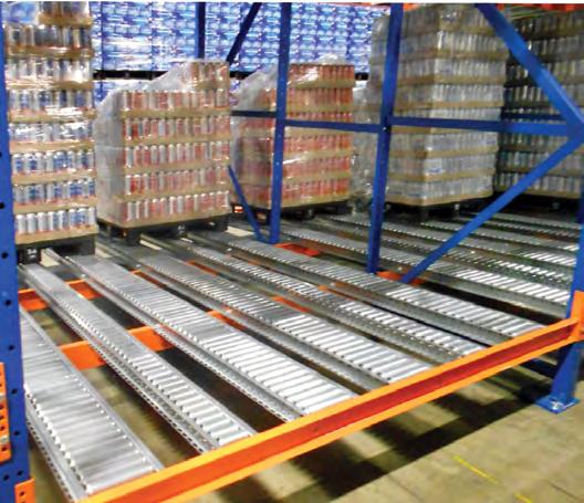 Pallet Flow Storage System Double Wide Drive-In Storage Systems TWINLODE is a unique double wide drive-in racking