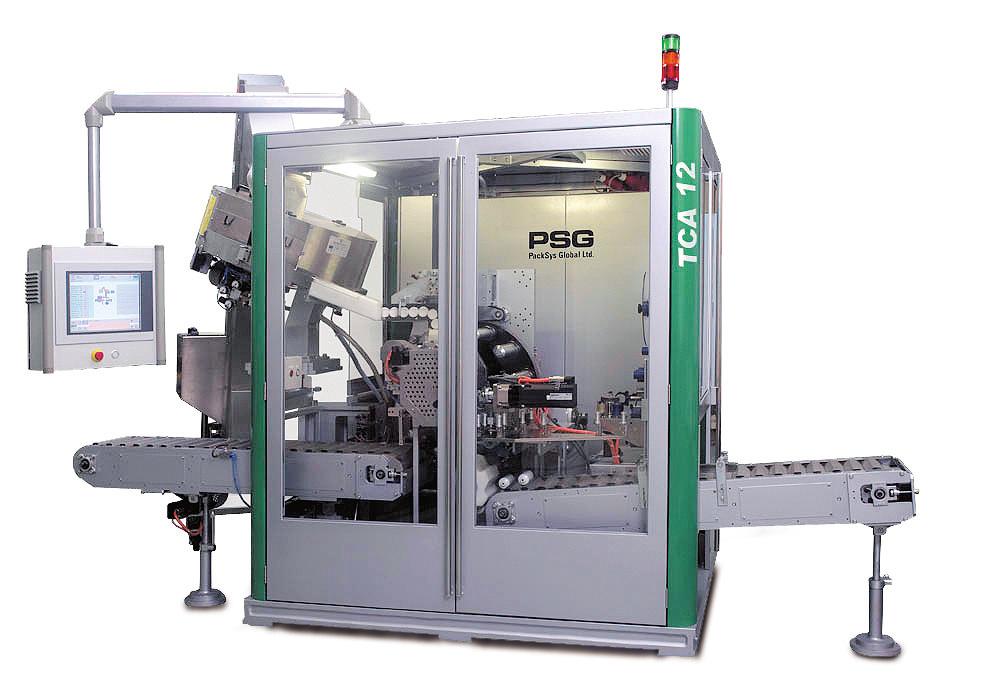 CAPPING MACHINES TCA-12 The TCA 12 has a long range of optional application capabilities.