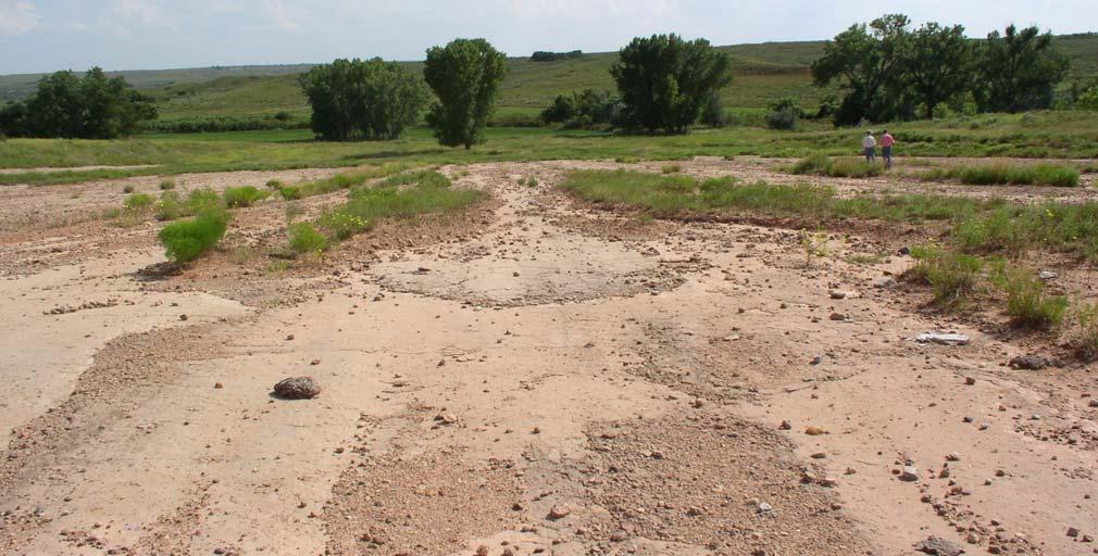 Over time, some of the curing soil eroded away while the remaining soil channeled and concentrated storm water runoff into specific areas.