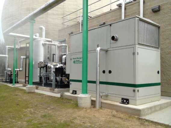 Cogeneration System Dual Fuel (bio-gas and natural gas) - 280 kw using Bio-gas, - 360 kw using