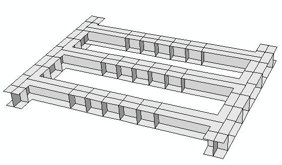 This layer was ignored during the finite element modelling. 3) As mention in Section 1, timber joists and timber planks connected through nails.
