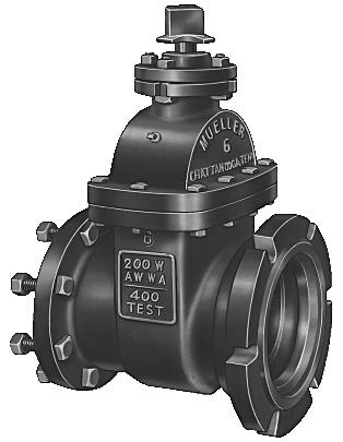 TAPPING VALVE MUELLER Tapping Sleeves and Crosses Full range of Tapping Sleeves and Crosses to fit most types of pipe including cast iron, ductile iron, A-C, and cast iron O.D.
