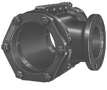 MUELLER Tapping Valves Choice of Resilient Wedge or IBBM types. Sizes 4" through 48" Resilient Wedge 14" through 24" IBBM.