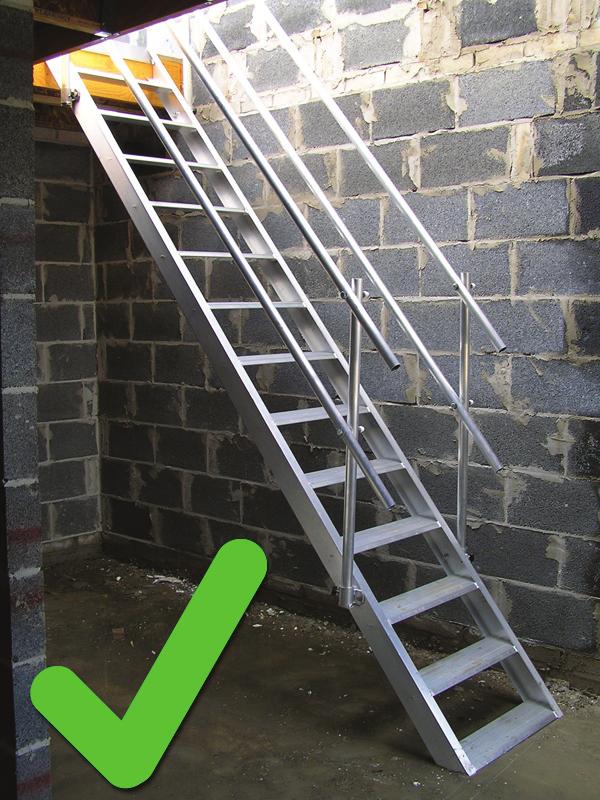 EASY STAIR Easy Stair provides EASY, SAFE access between oor levels from the earliest stages of construction. EASIER!