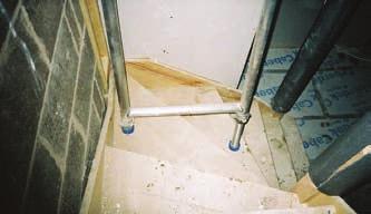 for larger stairwells Standard platform length 2.2m, other sizes available for unusual stairs.