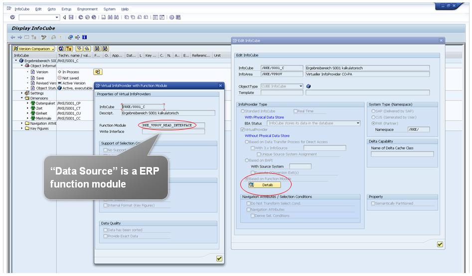 SAP CO-PA Virtual InfoProvider Access to ERP data