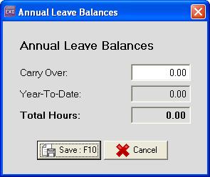 MYOB EXO Payroll Administration MYOB EXO Payroll Entering Leave Balances 1 From the File, click on Open Employees.