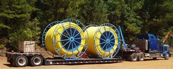3. Transportation For most applications, the FlexSteel pipe will be transported over land by