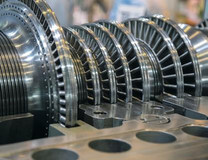 Application Examples Energy Production Gas Turbines with up to 800 MW Capacity The challenge >> Temperatures inside the turbine rise to 650 C under high pressure.