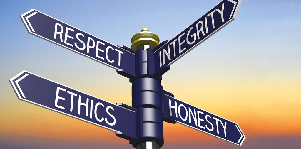 Ethics and integrity To meet social responsibilities, suppliers and their next-tier suppliers are required to conduct business in an ethical manner and act with integrity.
