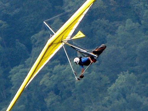 Hand gliders use the same principle of air resistence! The earliest version of a parachute was created in 852 - a very long time ago!