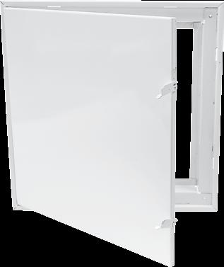 ECONOMICAL FLUSH DOOR - E FOR DRYWALL, MASONRY OR TILE WALLS Milcor E Access Doors provide critical service access in drywall, masonry