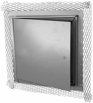 standard flush door - k for plaster walls or ceilings Milcor K Access Doors provide critical service access in plaster walls or ceilings.