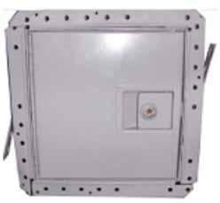 FIRE RATED ACCESS DOOR - UFR DW FOR WALLS AND CEILINGS The Milcor Sandwich-type Fire-Rated Door may be specified with confidence for service access in drywall walls or ceilings where fire ratings are