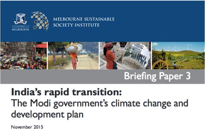 MSSI Climate Transformations Research Cluster Current priorities Climate and energy strategies in countries crucial to rapid implementation of Paris Agreement: eg.